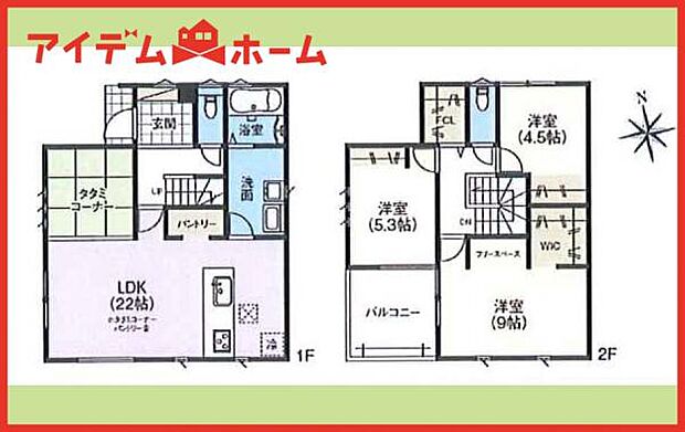 1号棟 間取図