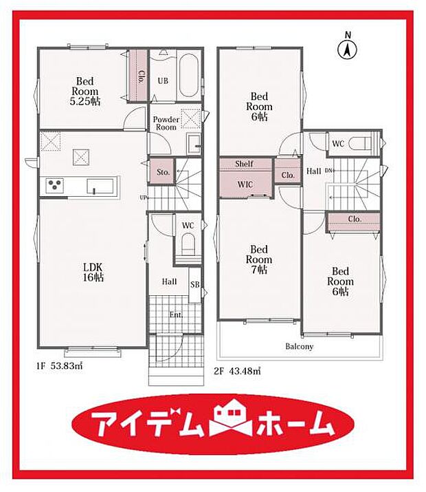 B号棟 間取図