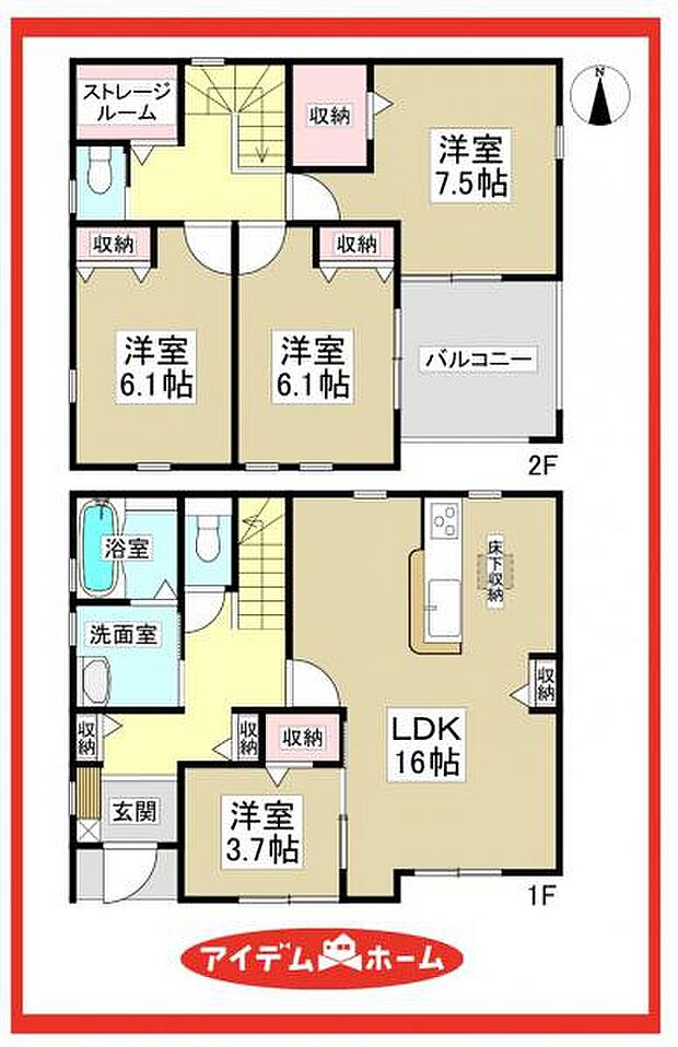 2号棟 間取図