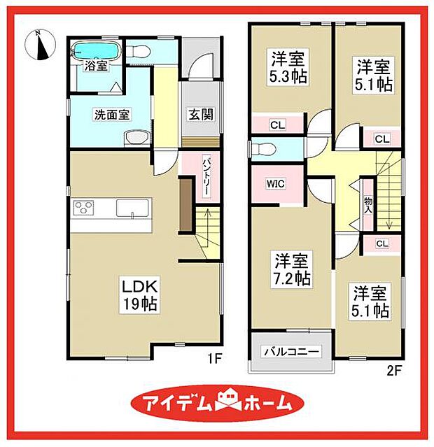 2号棟 間取図