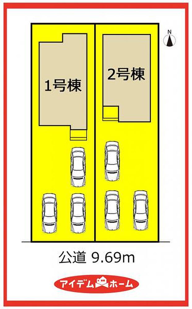 1号棟 配置図