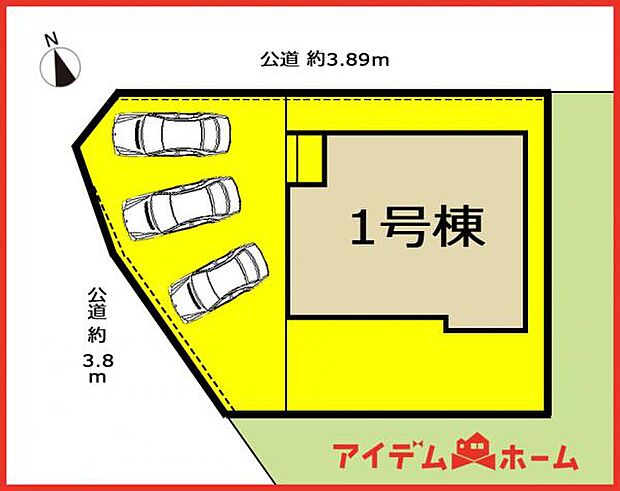 1号棟　配置図