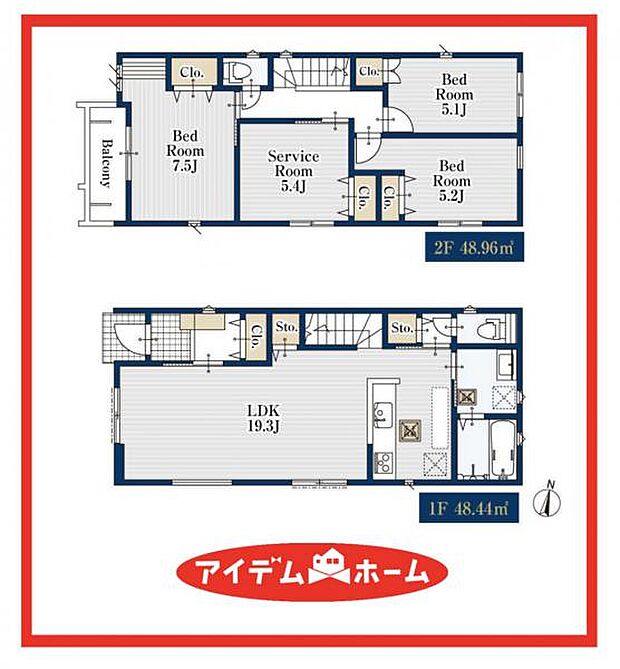 1号棟 間取図
