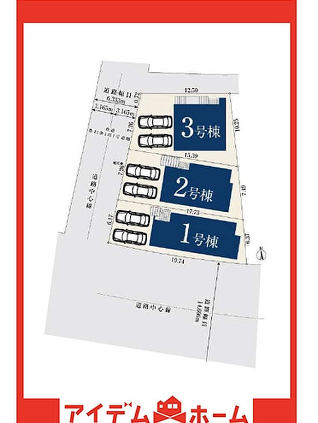 3号棟 配置図