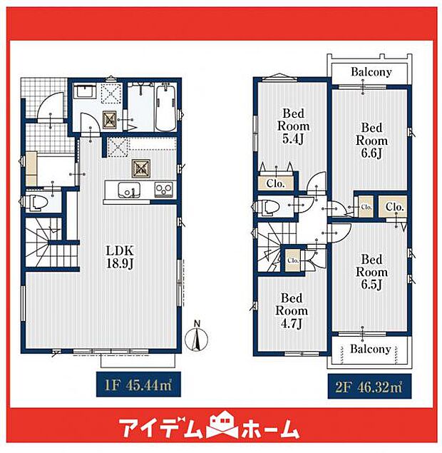 2号棟 間取図