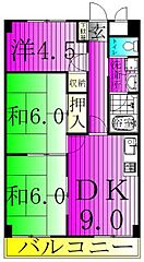 物件の間取り