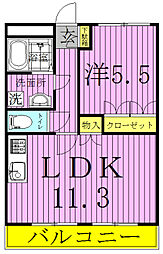 間取図画像 1LDK