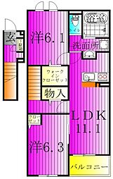 シャルマン　コリーヌ 2階/203
