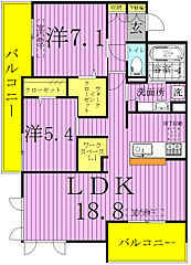 物件の間取り
