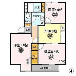 メルヴェイユII 2階