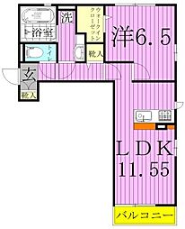 クレール白井 3階/301