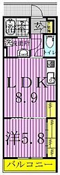 リブリ・ノエル 1LDKの間取図画像