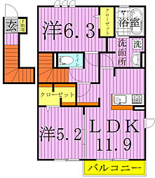 アファービレ B 2階
