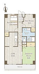 エトアールS 3LDKの間取図画像