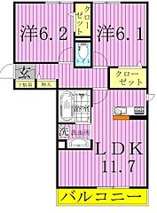 物件の間取り
