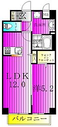 Luce5 1LDKの間取図画像