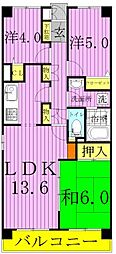 パーク・ノヴァ北小金 3LDKの間取図画像