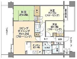 ロイヤルアーク松ヶ丘 3LDKの間取図画像