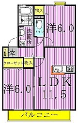 ロワジール 2階