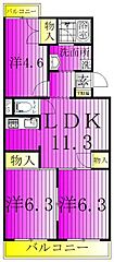 物件の間取り