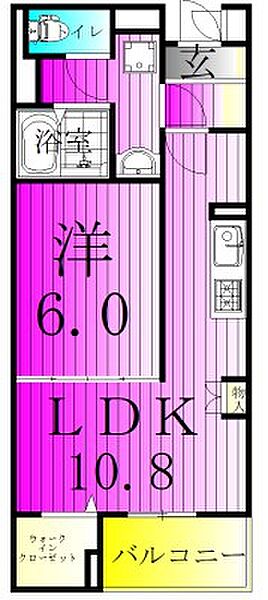 コントレイル 302｜千葉県柏市大室(賃貸マンション1LDK・3階・41.94㎡)の写真 その2