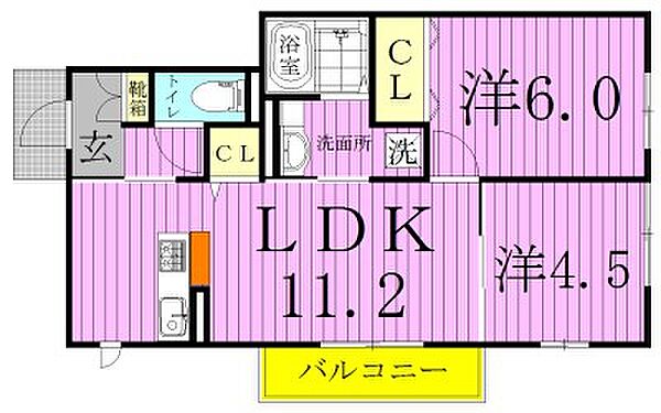 VILLETTA 305｜千葉県柏市大室１丁目(賃貸アパート2LDK・3階・49.86㎡)の写真 その2