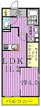 グランテージ 206 ｜ 千葉県野田市山崎1687（賃貸アパート1LDK・2階・41.53㎡） その2