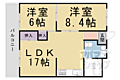 エバーグリーン嵐山2階7.2万円