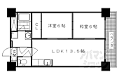 京都市右京区西京極畔勝町 6階建 築44年のイメージ