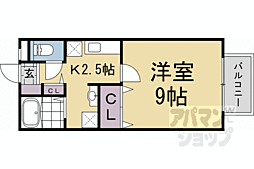 ベルリード　ミキ 1階1Kの間取り