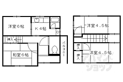 長岡京市友岡4丁目貸家6−4