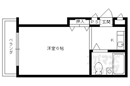ＣｈｅｅｒＨｏｕｓｅ杢 2階1Kの間取り