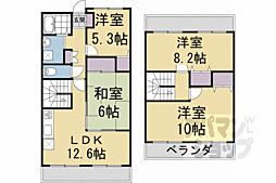 クラリス桂 4階4LDKの間取り