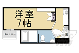 Ｄ’ｓ　ＪＵＮＯ 2階1Kの間取り