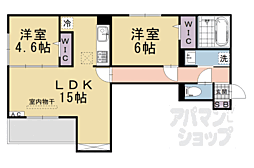 STグランツ 2LDKの間取図画像