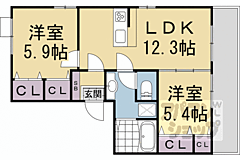 物件の間取り