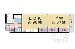 キャトルセゾン嵐山 3階/303