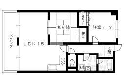 ソレイユ神足 2LDKの間取図画像