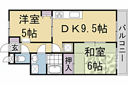 A・BIL-2 2DKの間取図画像