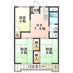 間取図画像 3DK
