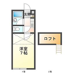 マリオ一身田　Ａ棟 2階