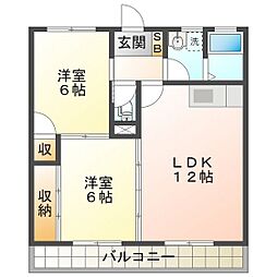 レイクサイドヴィラ　Ｃ 2階