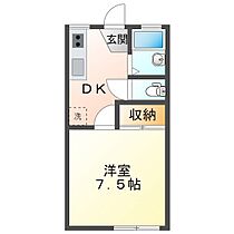 ピュアハイツ 203 ｜ 三重県津市白塚町（賃貸アパート1K・2階・24.71㎡） その2