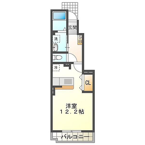 同じ建物の物件間取り写真 - ID:224004786838