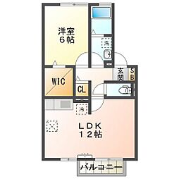 ｈｅｒｉｔａｇｅ　ａ.i　2 1階1LDKの間取り