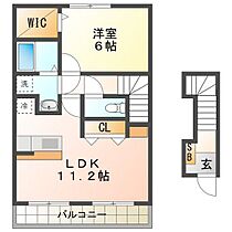 ウエストハイツ　Ｊ＆Ｋ 202 ｜ 三重県津市一身田平野（賃貸アパート1LDK・2階・46.28㎡） その2