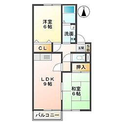 ツインスカイコート　Ａ棟 2階