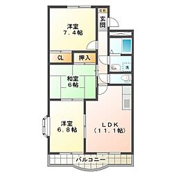 間取図画像 3LDK