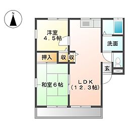 ラフィーネ南郊D 1階/102