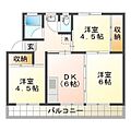 川田コーポB4階3.2万円